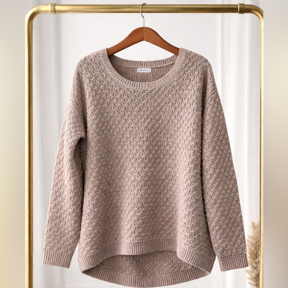 Old Navy Taupe Crewneck Sweater